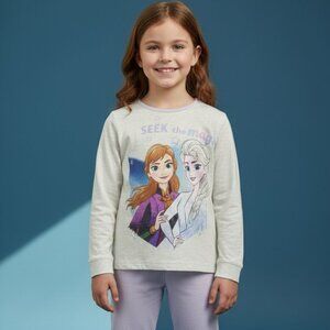 Frozen Girls Cartoon PJ Set 4T